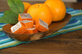 Spl. Pulp Orange Barfi - 250gm available online at SweeDesi